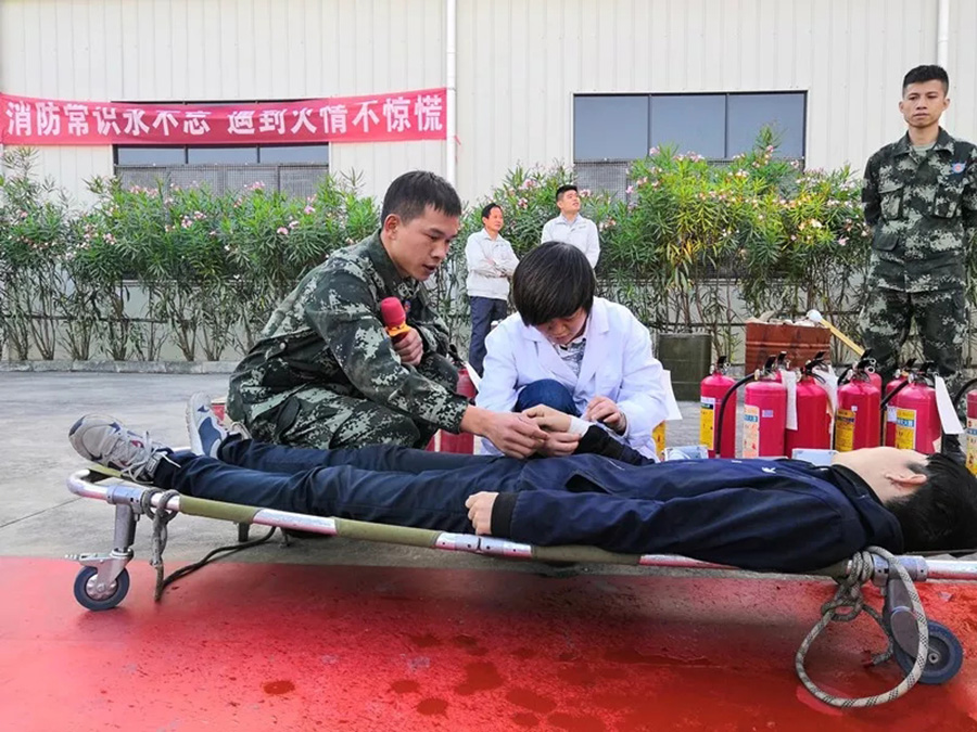 z6com·尊龙全员行动参与2018年度消防应急演练